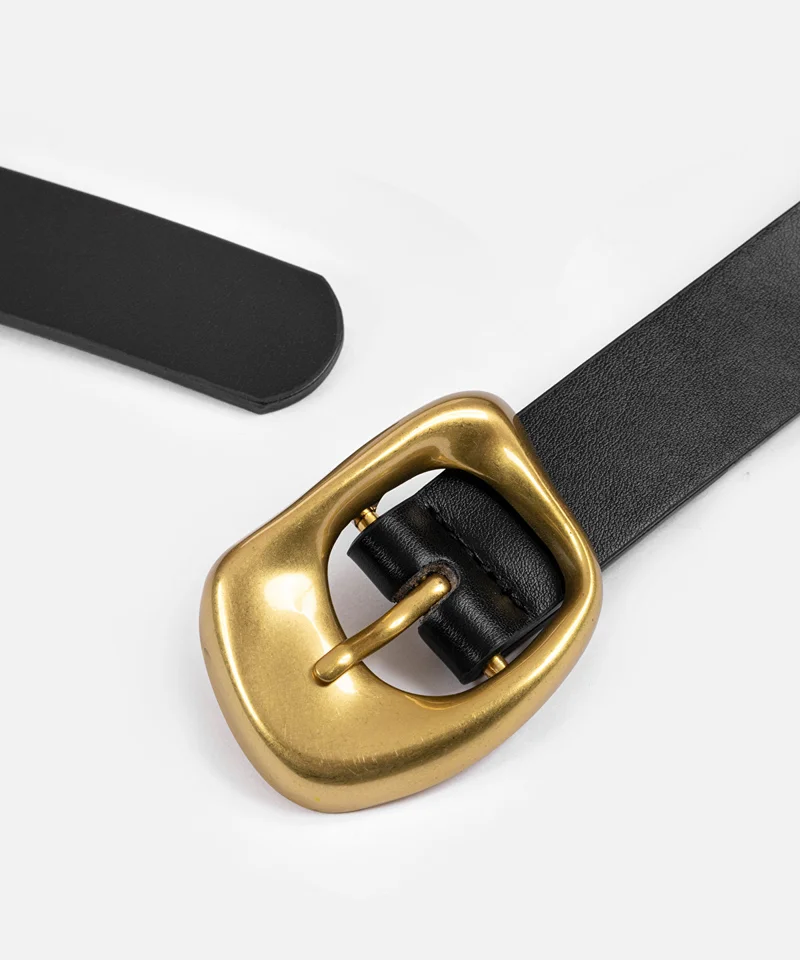 Ipekyol Leather-Effect Belt with Buckle